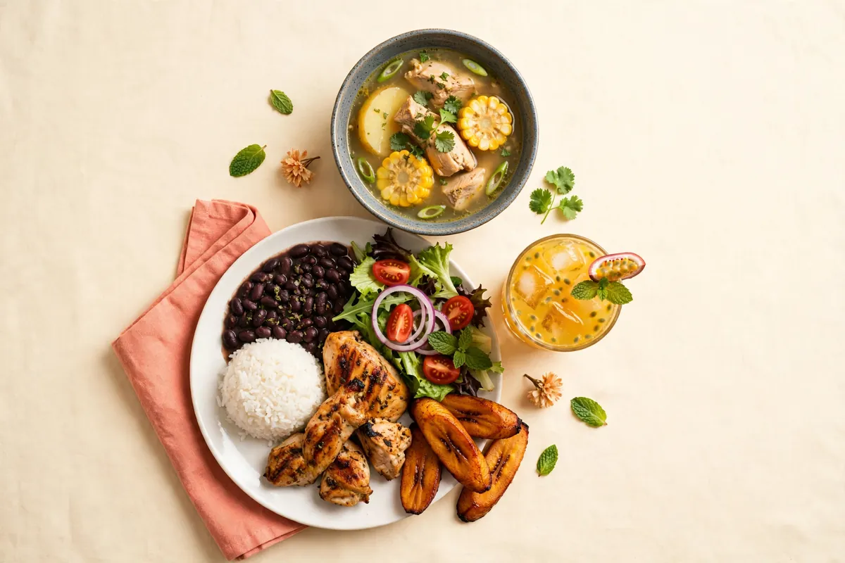Colombian home-style lunch